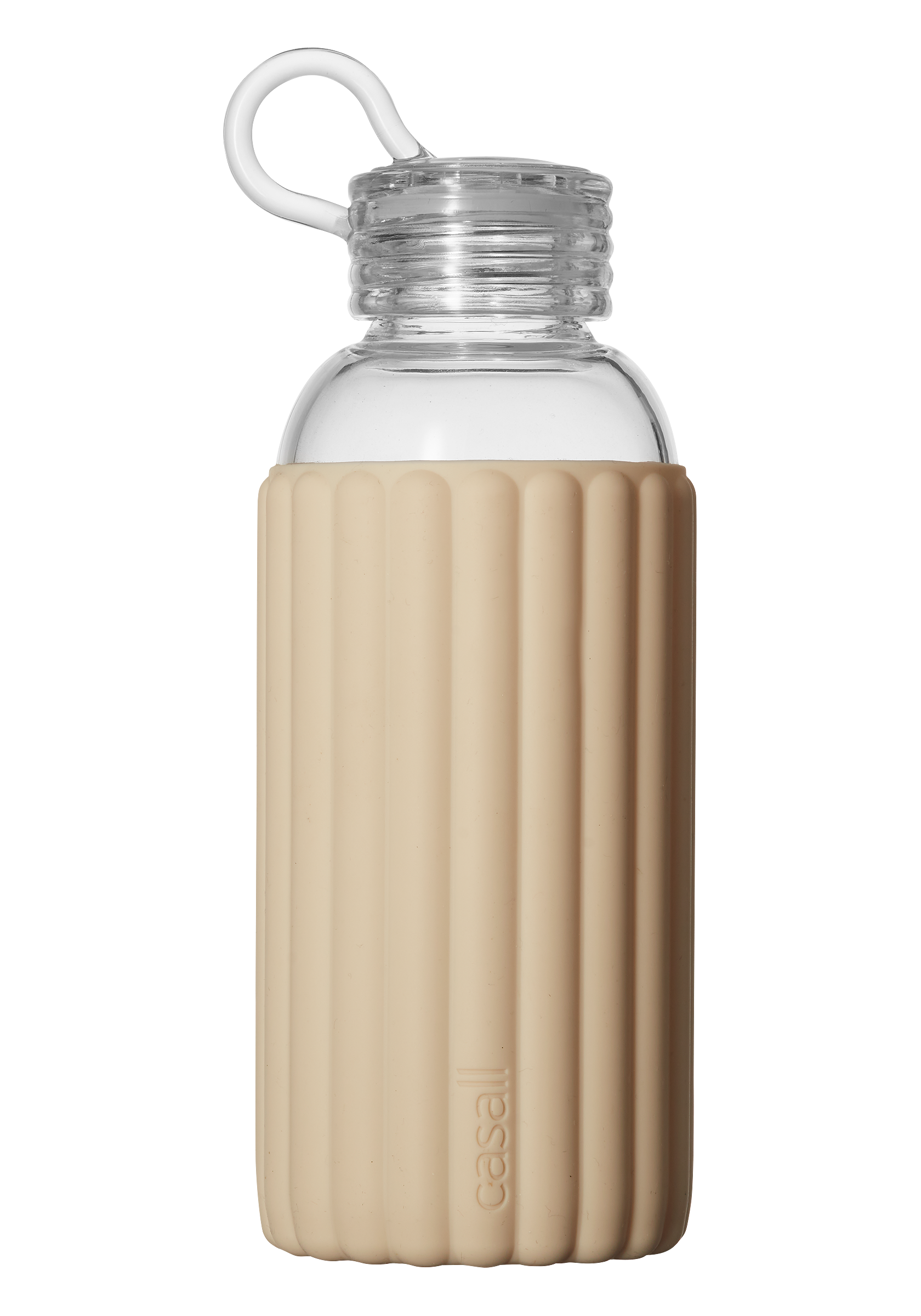 Casall STHLM Glass Bottle 0,5L - Light Sand