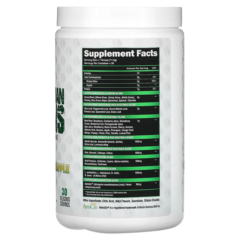 Alpha Lion Superhuman Greens - FITMATTERS