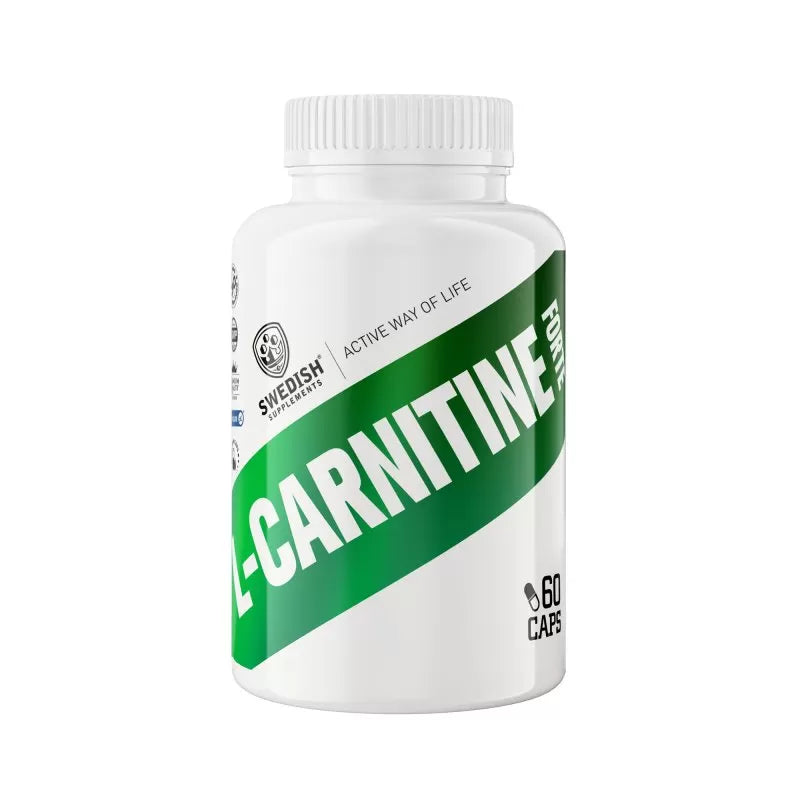 Swedish Supplements. L-Carnitine Forte, 60 caps - FITMATTERS