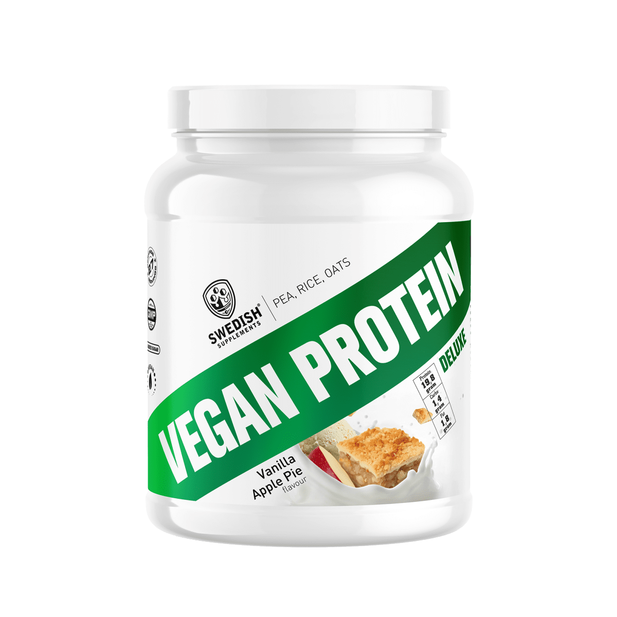 Swedish Supplements. Vegan Protein Deluxe, 750g. - FITMATTERS