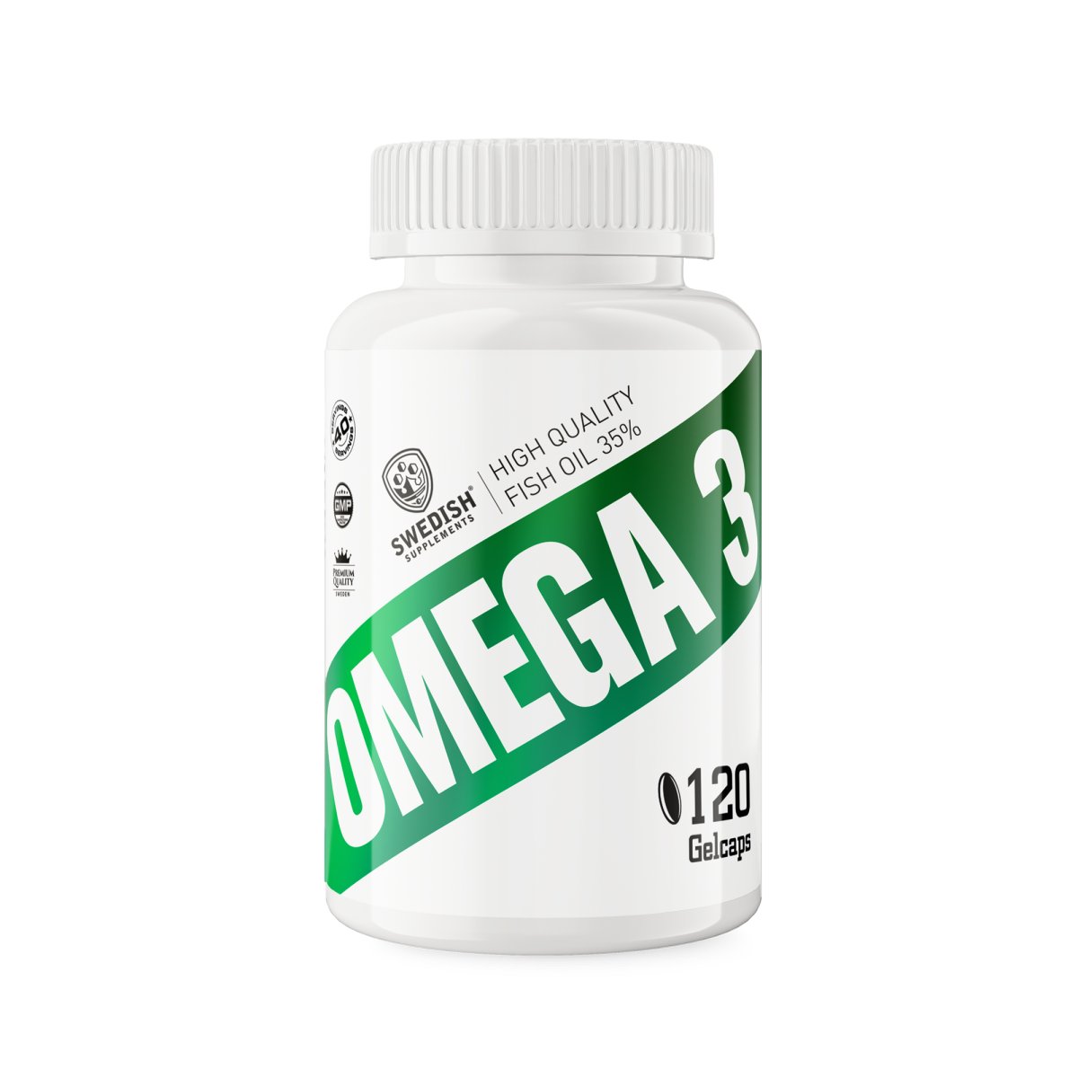 Swedish Supplements Omega 3, 120 Caps - FITMATTERS