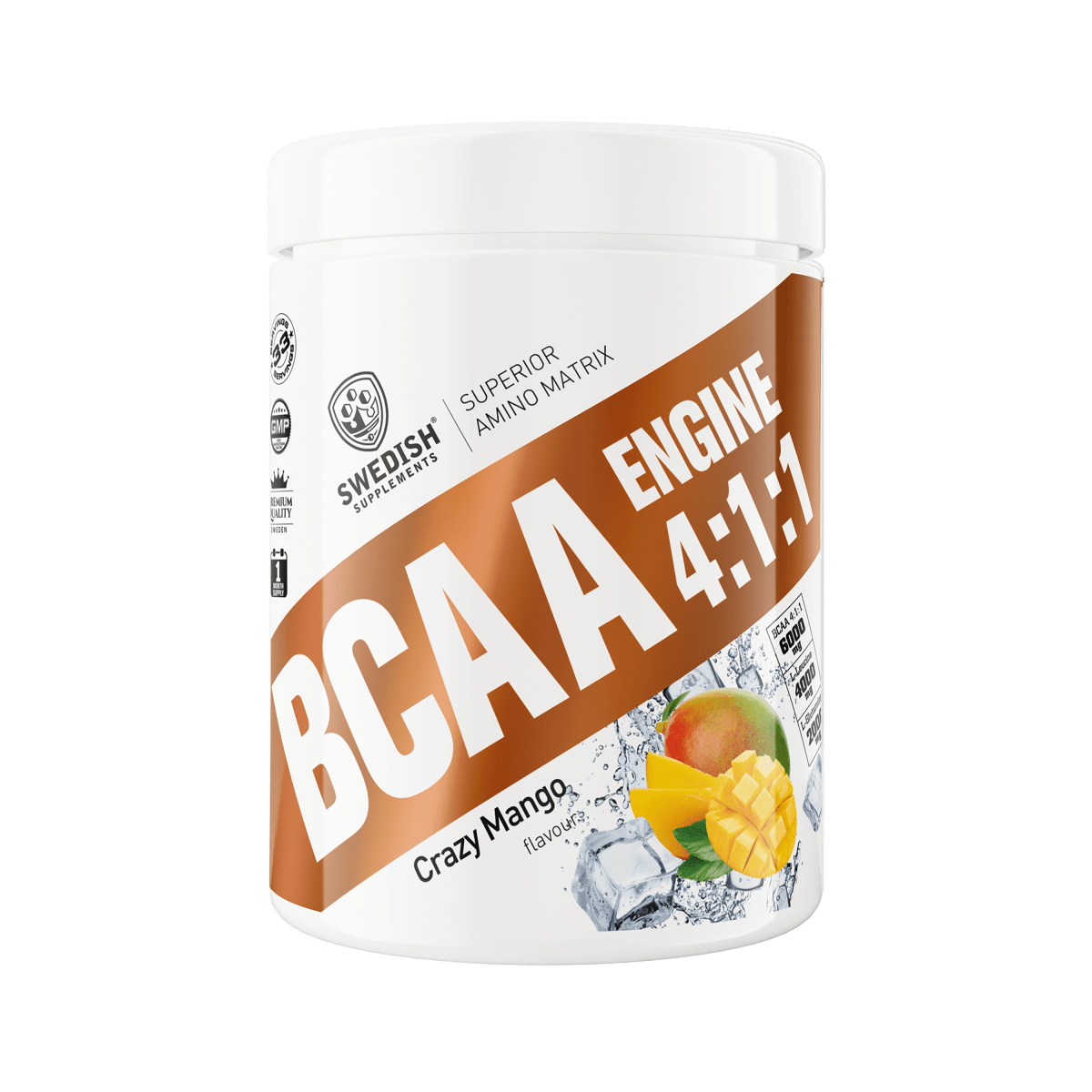 Swedish Supplements. BCAA ENGINE 4:1:1 400g. - FITMATTERS