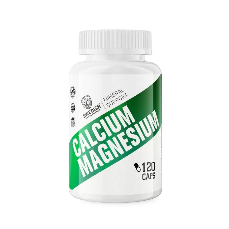 Swedish Supplements. Magnesium and Calcium 120 Caps - FITMATTERS