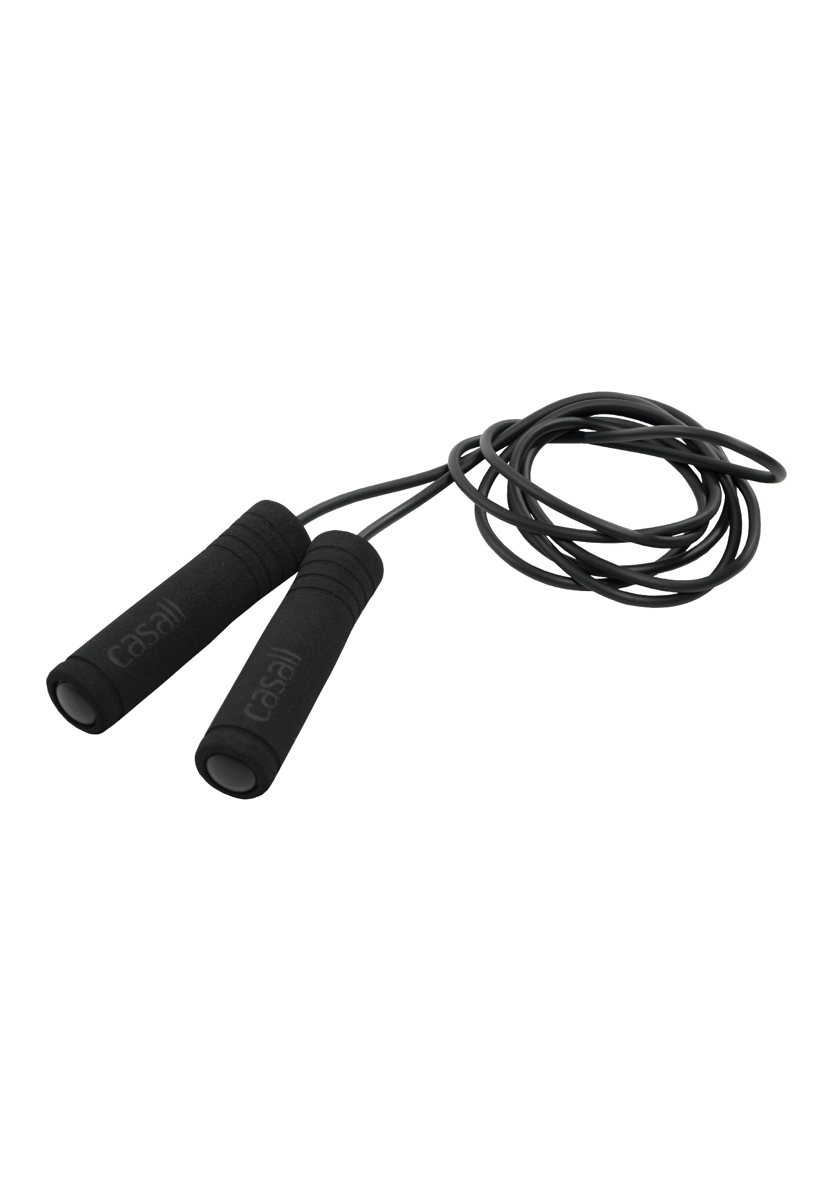 Jump Rope Foam Handle, Black - FITMATTERS