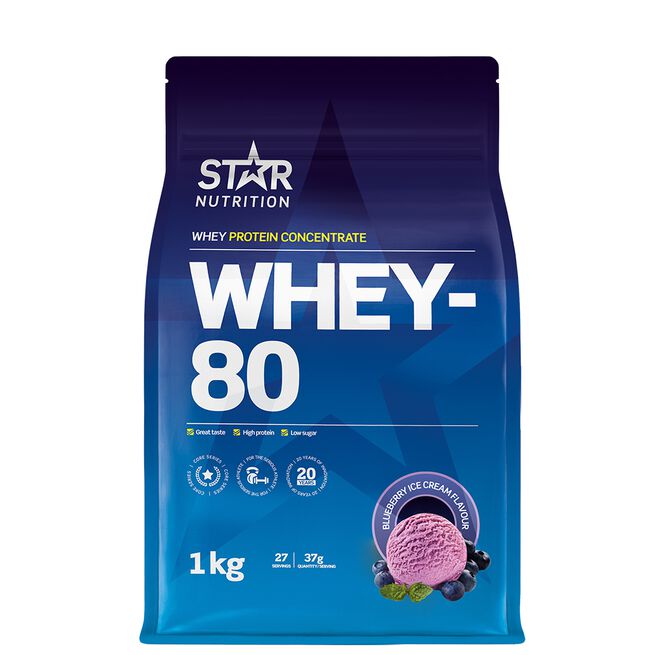 Star Nutrition Whey-80 Whey Protein 1 kg