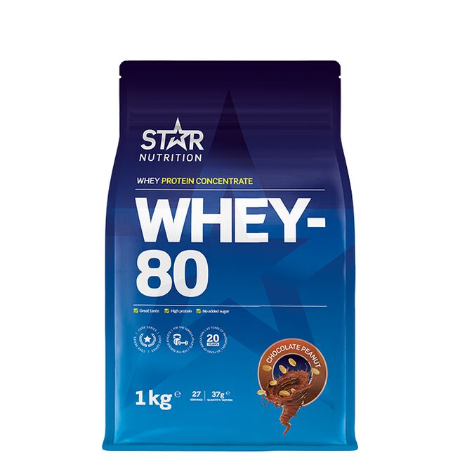 Star Nutrition Whey-80 Whey Protein 1 kg