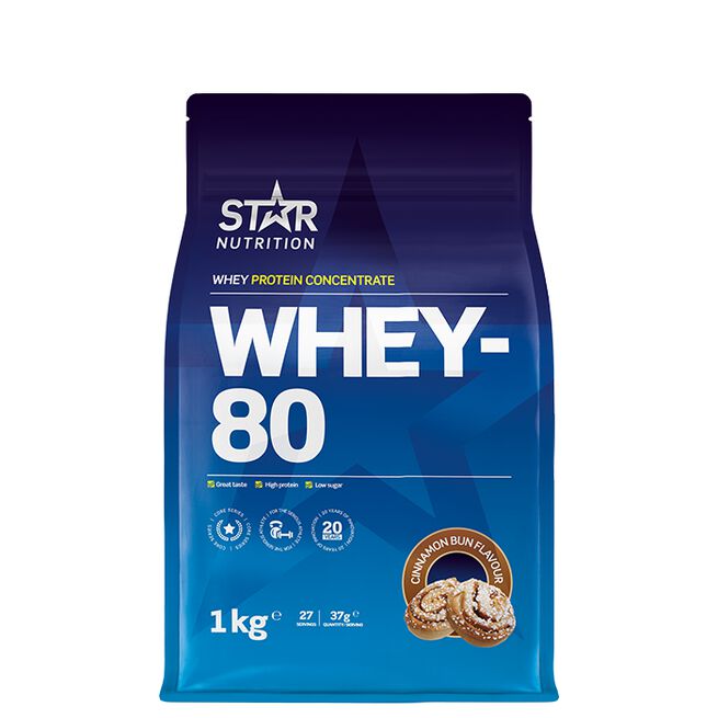 Star Nutrition Whey-80 Whey Protein 1 kg