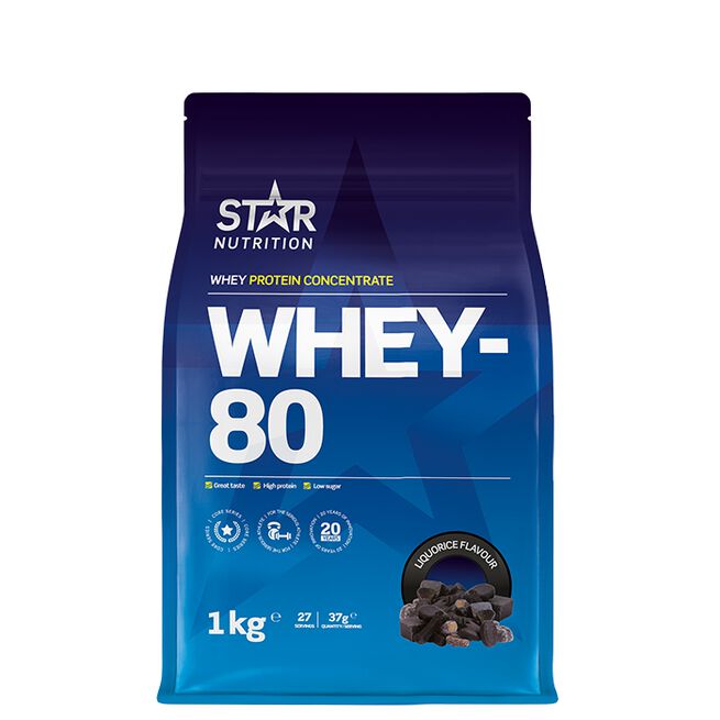 Star Nutrition Whey-80 Whey Protein 1 kg