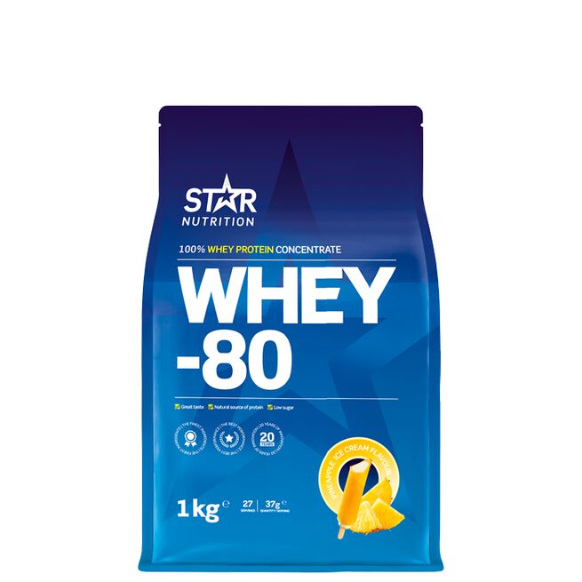 Star Nutrition Whey-80 Whey Protein 1 kg