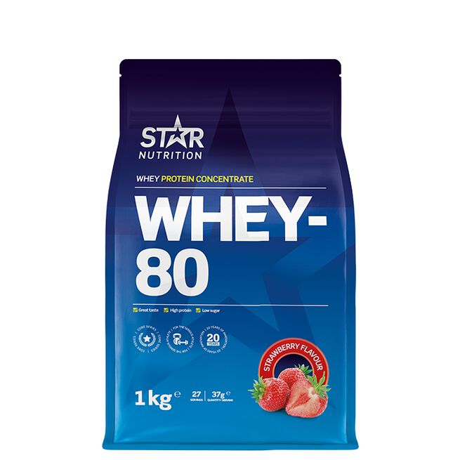 Star Nutrition Whey-80 Whey Protein 1 kg