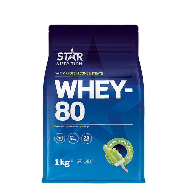 Star Nutrition Whey-80 Whey Protein 1 kg