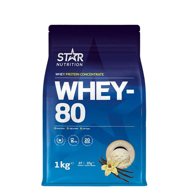 Star Nutrition Whey-80 Whey Protein 1 kg