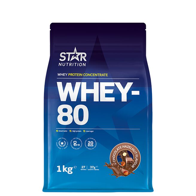 Star Nutrition Whey-80 Whey Protein 1 kg