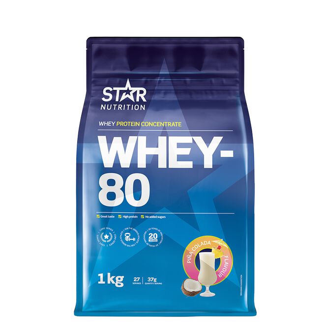 Star Nutrition Whey-80 Whey Protein 1 kg