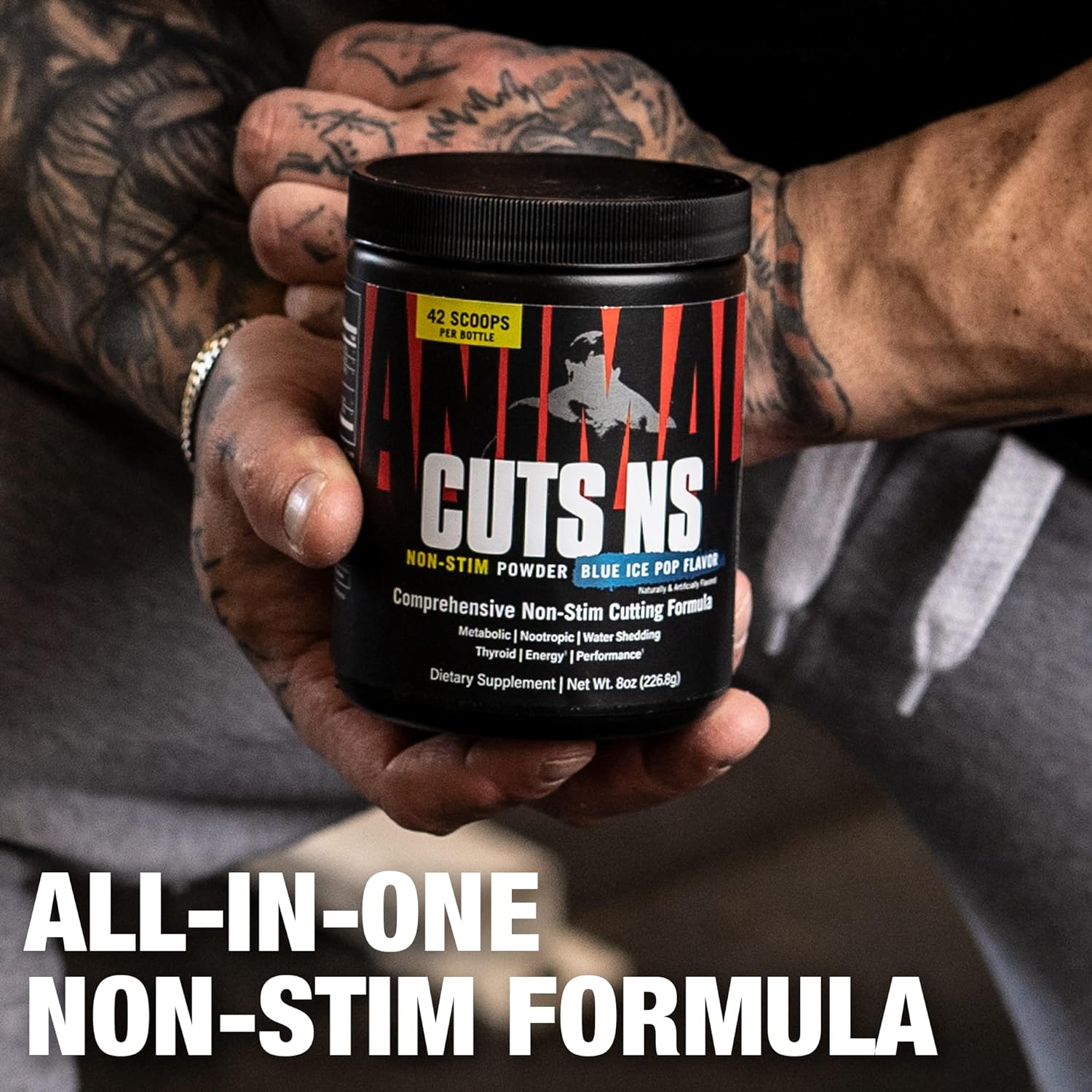 Animal, Cuts NS Non-Stim Powder, 8 oz 226.8 g - FITMATTERS