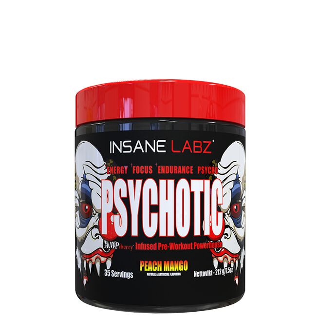 Psychotic Pre-Workout, 35 servings Peach