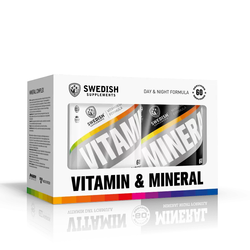 Swedish Supplements. Vitamin and mineral complex  2x120 Caps - FITMATTERS