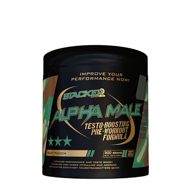 Alpha Male, 300g, Testo Boosting Pre-Workout