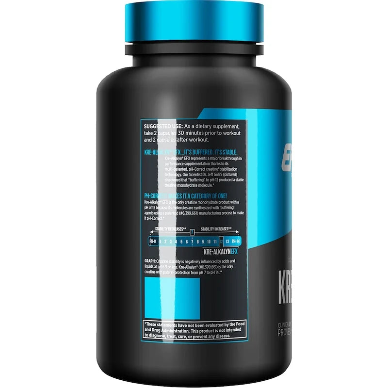 EFX Sport. Kre-Alkalyn 120 Caps - FITMATTERS