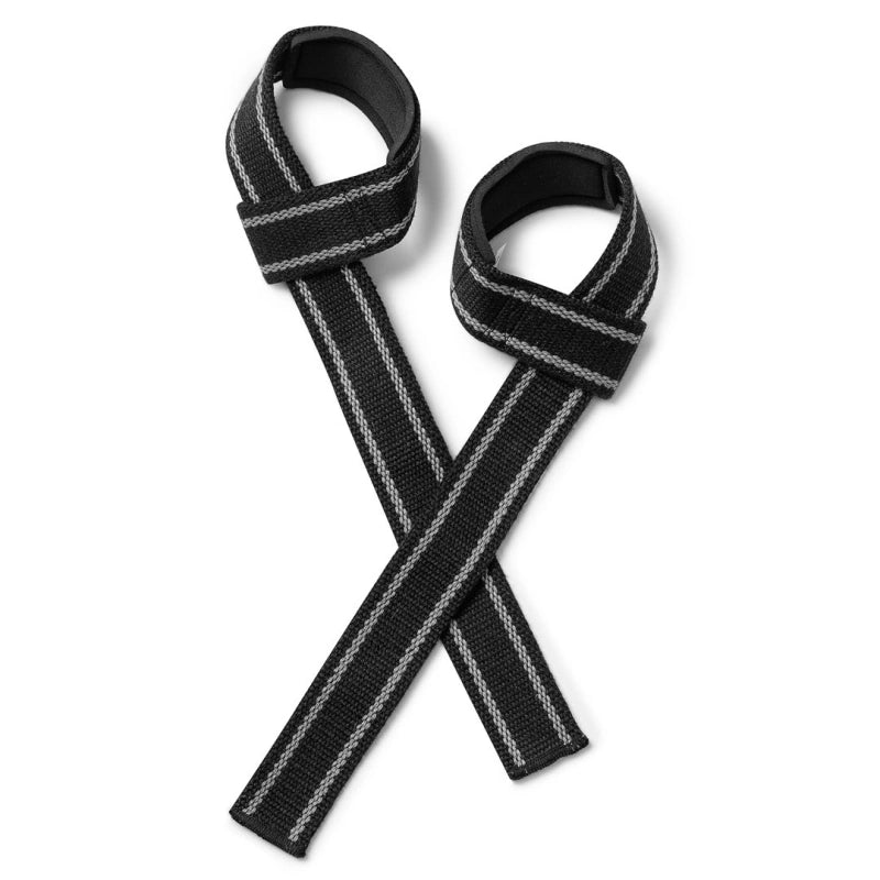 Premium Padded Lifting Straps, Black/Grey - FITMATTERS