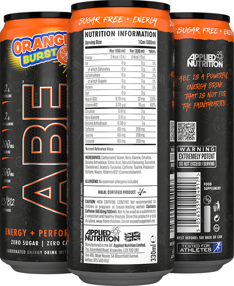 Applied Nutrition ABE Energy & Performance - 12 x 330 ml