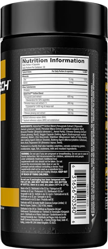 MuscleTech Alphatest - 120 caps - EXP: 2026-08-30